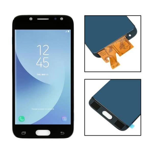 TD® mobiltelefonskärm lämplig för 6 J510F Skärmkomposition LCD-skärm + verktygssats svart