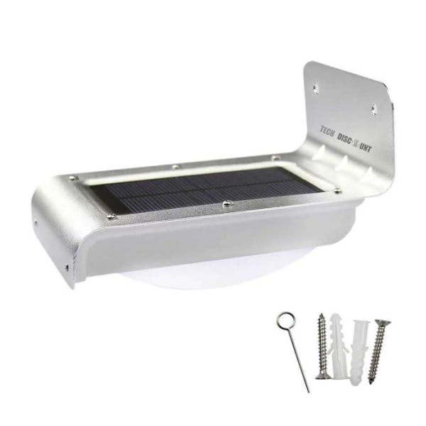 Aurinkovalaisin - TD® - Valopallot - 16 LED - Liiketunnistin - IP65 Vit kyla