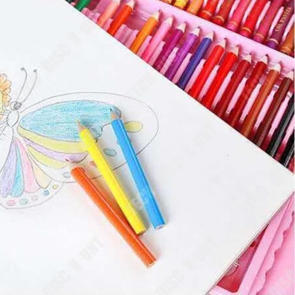 TD® Art Supplies Plast Akvarellpennor 150 stycken Semesterpenslar för barn Studentmålningsset