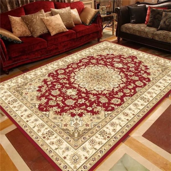 TD® Persiska soffbordsmönster matta Vardagsrum Vintage rektangulär matta 140x200 cm stil