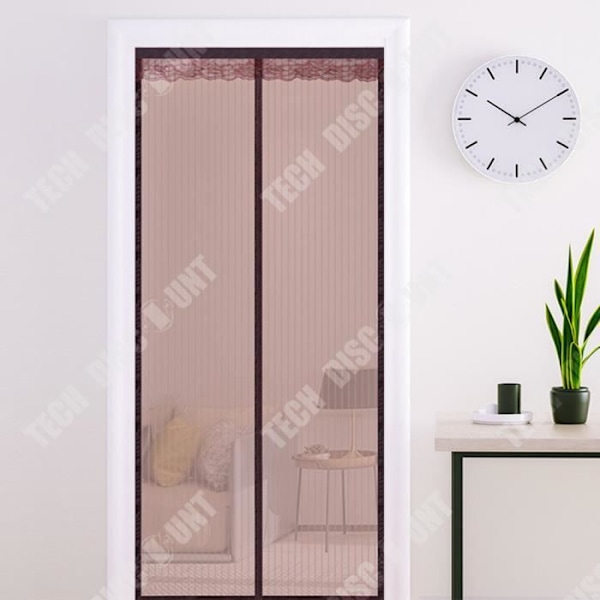TD® Myggenet porte 80*200cm Tæt net Installation uden perforering Gardin med magnetiske sugere