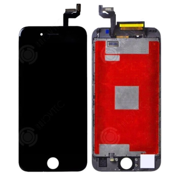 INN® Mobiltelefonskärm Fullskärm iPhone 6S plus LCD-pekskärm i svart glas har kompletterats med tillbehör