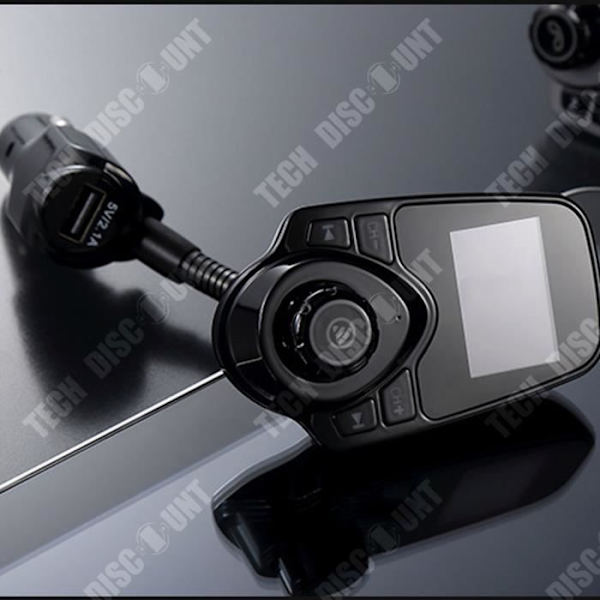 TD® Bluetooth bil MP3 afspiller Bluetooth bil oplader handsfree stor skærm visning menneskelig rørdesign