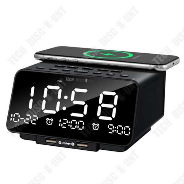 TD® Bärbar Bluetooth-högtalare Bluetooth 5.0 Flertalsläge Snabbladdare Trådlös för mobiltelefon Väcker Bluet