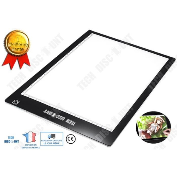 TD® Luminous Ritplatta A4 Digital Kreativ Hobby Grafisk Stylus Ritning Ultratunn Barn Vuxna Justerbar skiss