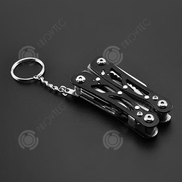 INN® Multi-Function Tool Tång saxkniv trådskärare utbytbar stålnyckelring sport camping utomhus vandring jakt svängar