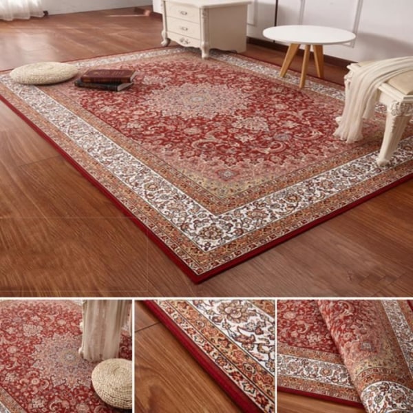 TD® Persian mat with coffee table pattern vintage rectangular rug 140x200cm style