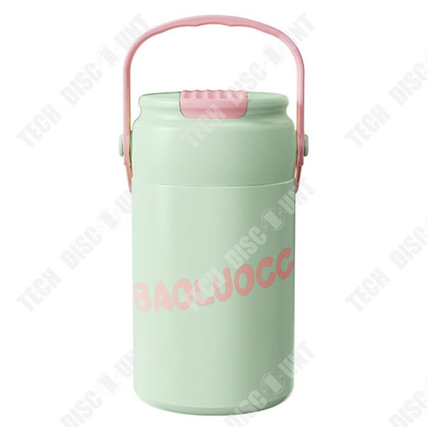 TD Isolerad vattenflaska 550 ml 16,6 x 8,65 cm vattenflaska i rostfritt stål isolerad flaska metall vattenflaska Rostfritt stål Vakuumisolerad flaska
