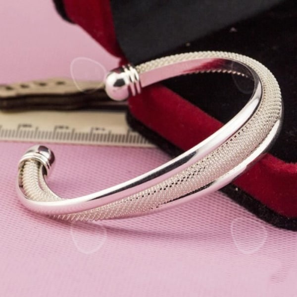 CONFO® Damarmband vintage personlighetsberlock silverarmband för kvinnor öppna armband armband smycken för
