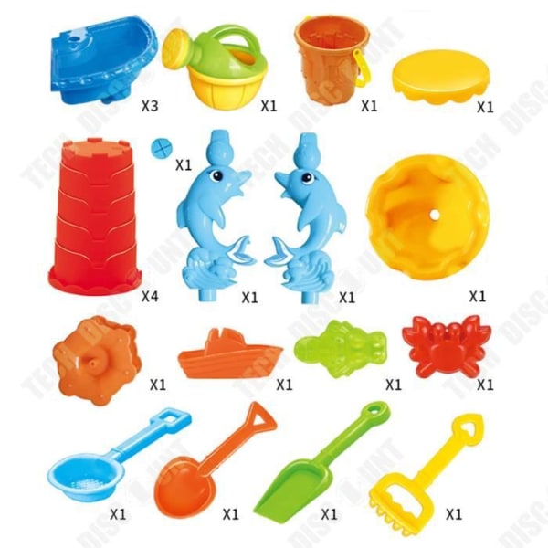 Sandlåda - TD® - Bordssats - Barn 3-6 år - Plast - 45x44x14 cm