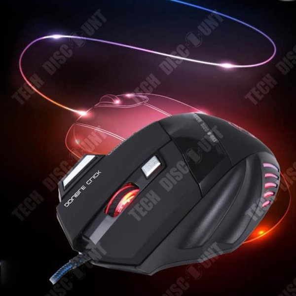 TD® USB trådløs ergonomisk vertikal optisk mus Logitech gaming PC bærbar computer høj opløsning sort ledning farve
