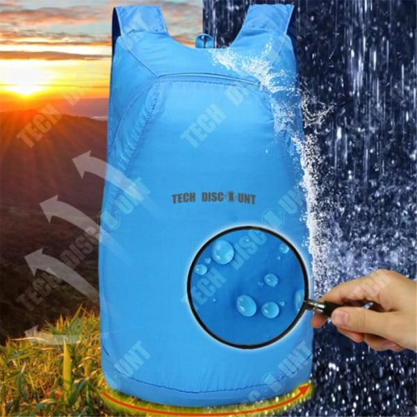 TD® Ryggsäck hopfällbar utfällbar sport liten lätt att bära 35L vattentät dagliga tunga vandring fritidsresor