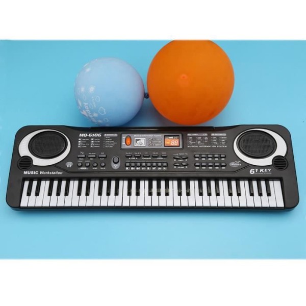 61 Keyboard Piano med mikrofon Barnundervisning