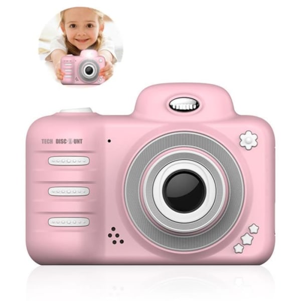TD® (16GB microSD)1080P HD Kid Camera Digital Camera 2,4 tums bärbar utomhusresebarnkamera,