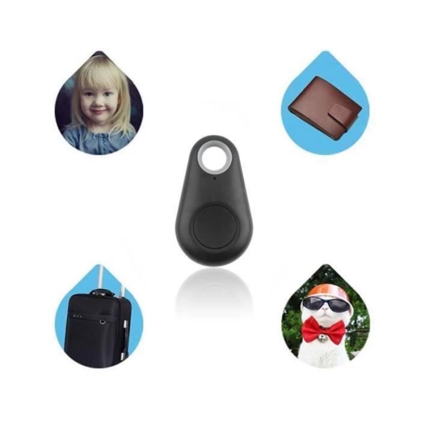 TD® Set med 2 Key Finder anti-förlust nyckelring Bluetooth 4.0 Chip Tracer Platser personliga tillhörigheter låg förbrukning