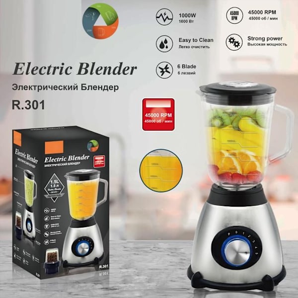 TD® Elektrisk stavblender til professionel køkken multifunktionel bærbar smoothies kraftfuld juice