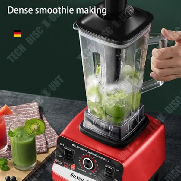 TD® multifunktionell dubbelkoppsväggbrytare, hushållsmixer med hög effekt, smoothie och fruktjuicer