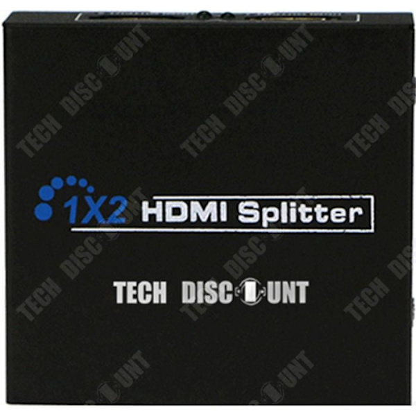 TD® HDMI Splitter Audio Splitter Support Ultra HD 2 Input Svart Kabel TV Väljare Splitter Monitor Prestanda
