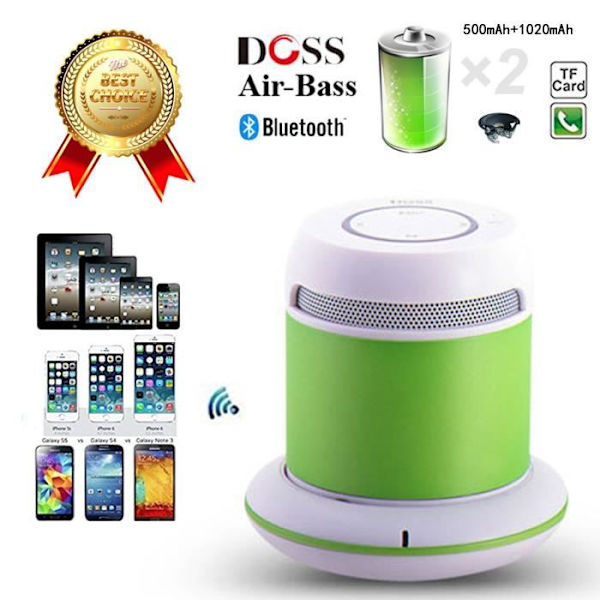 Bluetooth-kaiutin - LCC® - DS1168S - micro-SD - jack 3.5 - Vihreä grön