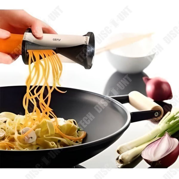 TD® Høj Kvalitet Spiral Design kompakt multifunktion Slicer Cutter Spirelli Køkkenværktøj Spiralizer Twister Rivjern Udstyr
