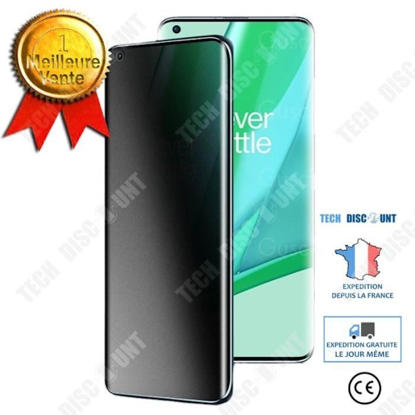 TD® Velegnet til OnePlus 9 privatlivsfilm hærdet glas mobiltelefonfilm fuldskærms dække anti-peepi