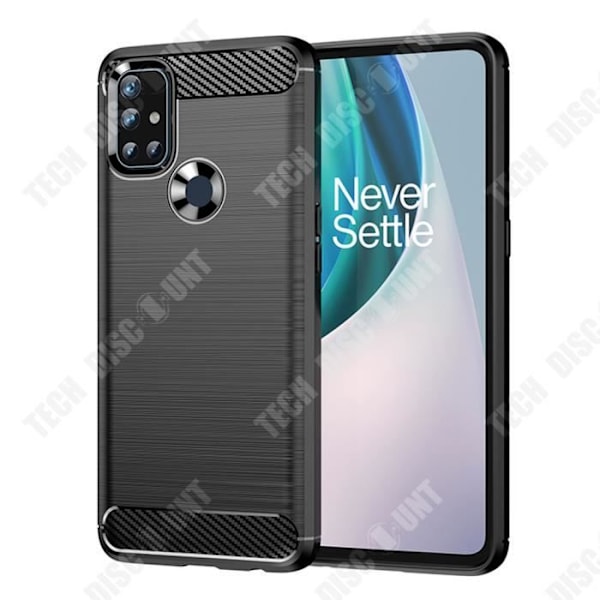 TD® Borstad kolfiber telefonfodral OnePlus10 Pro Silikon Mjukt Fodral Fullt skydd Anti-fingeravtryck