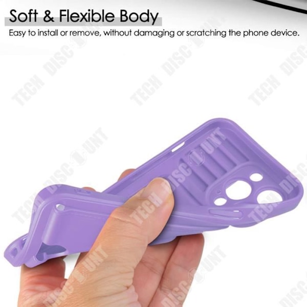 TD® Cover til mobiltelefon, der passer til iPhone12PROMAX, multifunktionel push vindue kort, blød taske, kort, ring, support