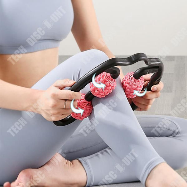 TD® Ring Gripper Ben Roller Massager Nacke Muskelavslappning Ben Rolling Utrustning Foam Roller Massager