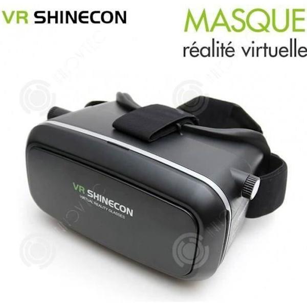 INN® Version hovedtelefoner mobiltelefon virtual reality 3D panoramisk spejl VR controller billig briller spil justering Shinecon sort