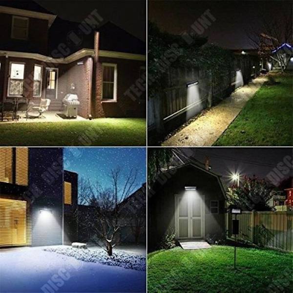 TD® Solcellelampe Udendørs 55LED Kraftig Sollys Udendørs Trådløs IP65 Vandtæt med Bevægelsessensor