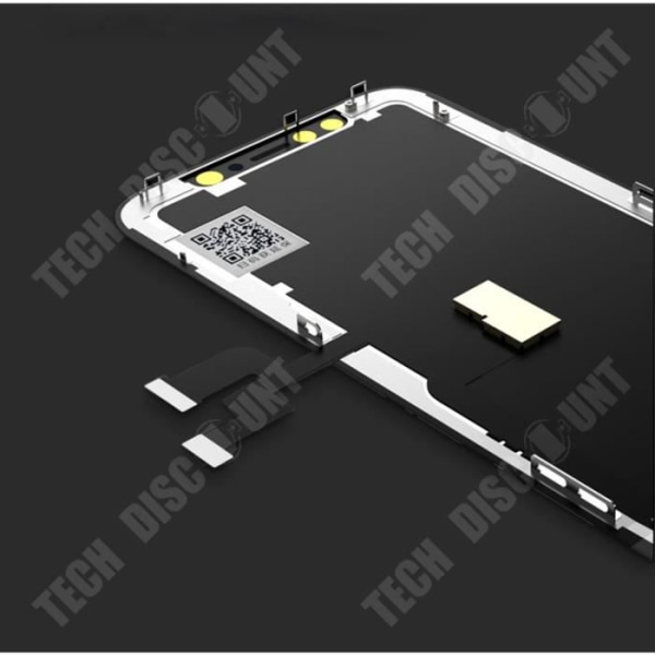 Komplett LCD-skärm för iPhone XR 6.1 tum - Touchglas monterat + LCD-skärm + Chassi + med verktyg - Svart