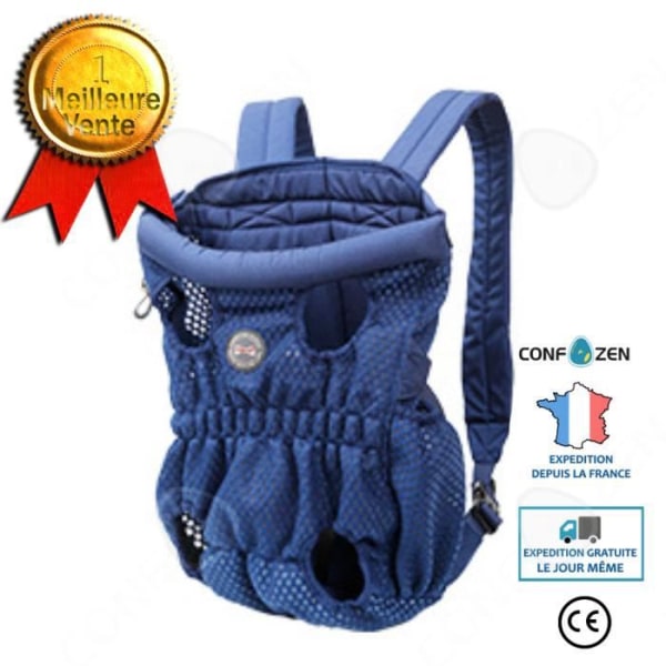 CONFO® Pet Ryggsäck Axel Bröstväska Andas Mesh Dog Cat Bag Code M