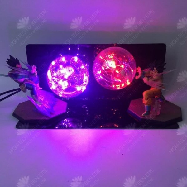 HTBE® Monkey King Dragon Ball Bordslampa Anime Kreativ Figur LED Bordslampa Ögonljus Kreativ leksak Lysande julklapp