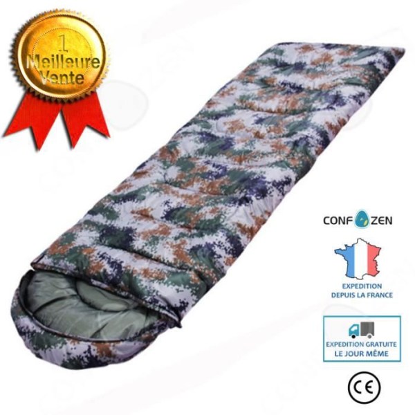 CONFO® Digital Camouflage Sovsäck Utomhus Camping Sovsäck Par Sovsäck Smutsig Sovsäck Bag