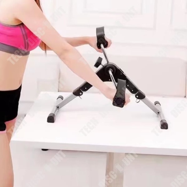 TD® Hushåll liten mini hopfällbar cykel steg inomhus motionscykel äldre stepper konditionsträning rehabiliteringsträning