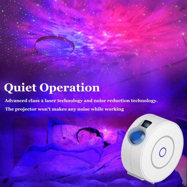 Stjernekaster TD® wifi laserprojektionslampe APP intelligent kontrol