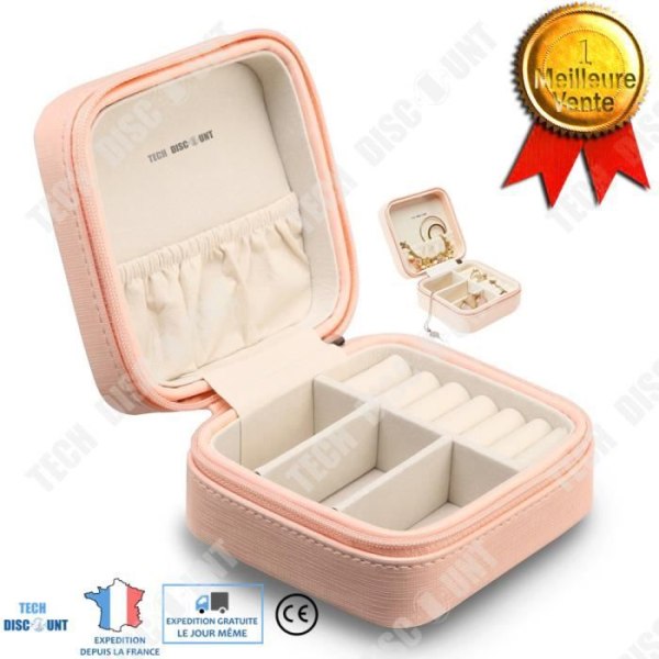 TD® smycken för kvinnor reselåda dressing box förvaringsväska flerlagers designfack flexibel förvaring elegant