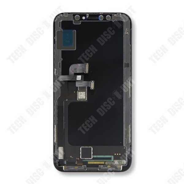 LCD OLED-skærm - TechDiscount - iPhone X - Fuld samling - Kapacitiv skærm