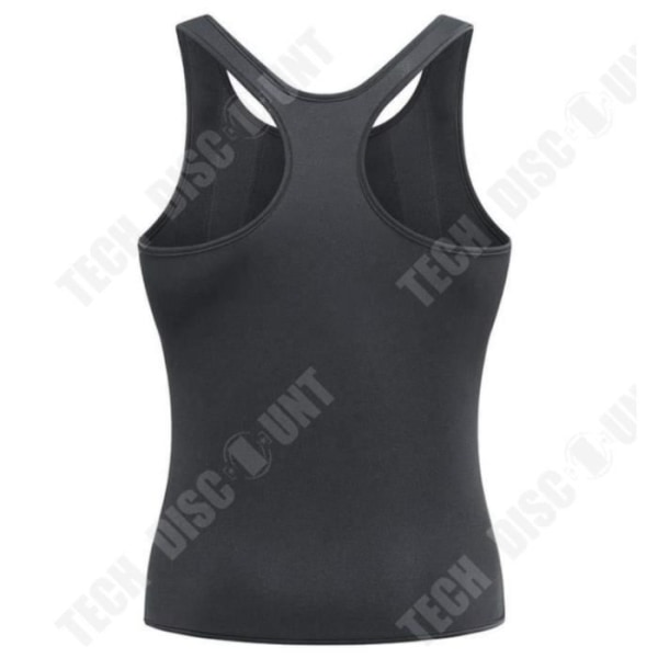 TD® Sauna-dragt til mænd Hoodie Sort Sportsvest til mænd