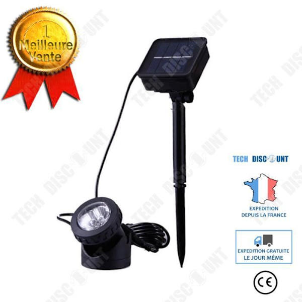 TD® Solarlampe 6LED vandtæt lav spænding landskab undervandslys akvarielys poollys
