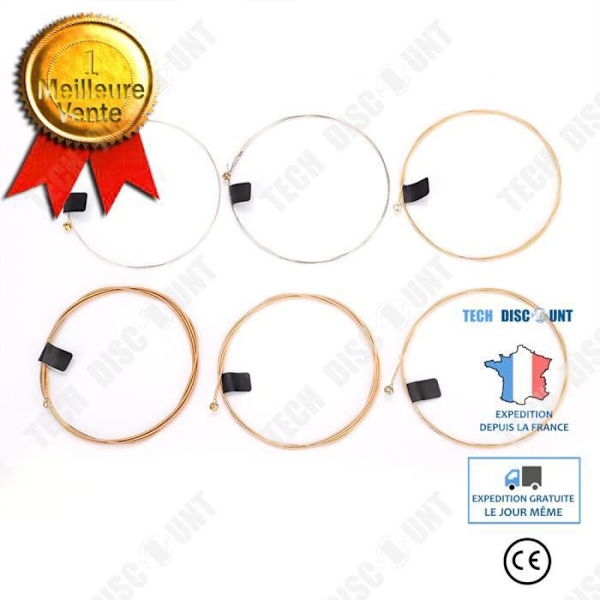 Akustiske guitarstrenge - TD® - Phosphor bronze - Rustbeskyttende belægning - Multifarvet