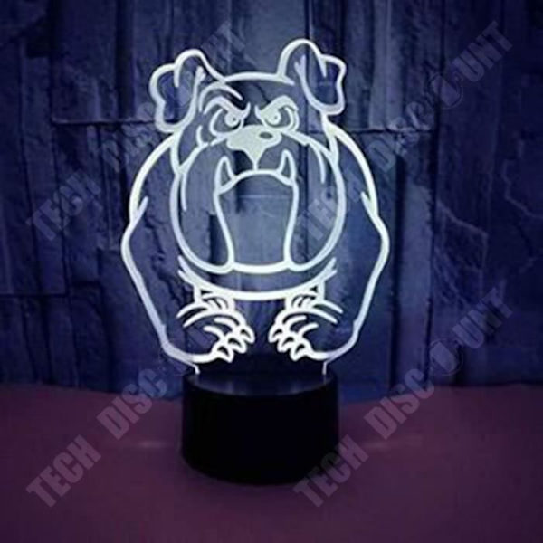 TD® 3D Night Light Pug