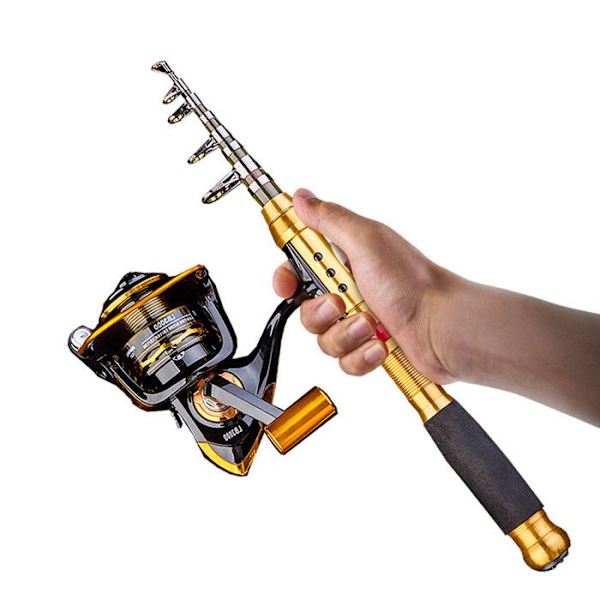 Fiskestang - TD® - Model 3000 - 2,7 m - Antiskrid håndtag - 7-13 sektioner