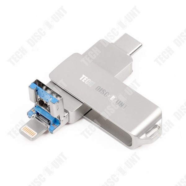 TD® 64GB USB Flashdrev Triple Play Højhastighed 3.0 USB Til Mobiltelefon Tablet Type-C Grænseflade Mobiltelefon Computer