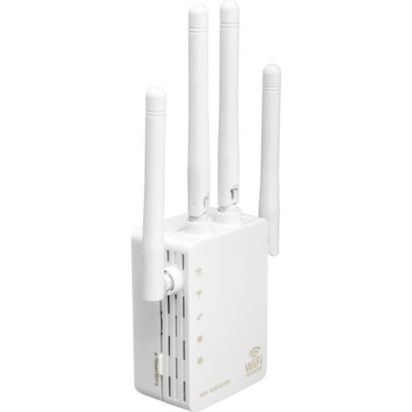 WiFi-vahvistin - TD® - Kaksoisosa 2.4G/5G - 1200 Mbps - 4 antennia - Ethernet-portti 10/100Mbps