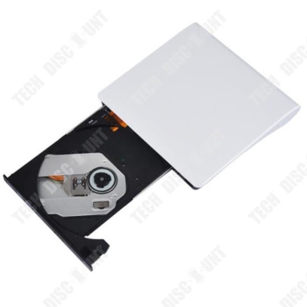 TD® Brossé neutral USB3.0 bærbar universel ekstern DVD-brænder pop-up ekstern optisk læser