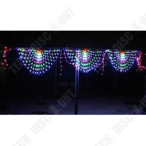 TD® 3m Fairy Lights -LED Peacock Net Light 8 Mönster Julljus Trädgårdsdekorationslampor