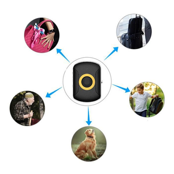 4G GPS lokaliser til børn, positionsbestemmelse af dyr, anti-tab enhed, fuldt kompatibel med mikro tracker