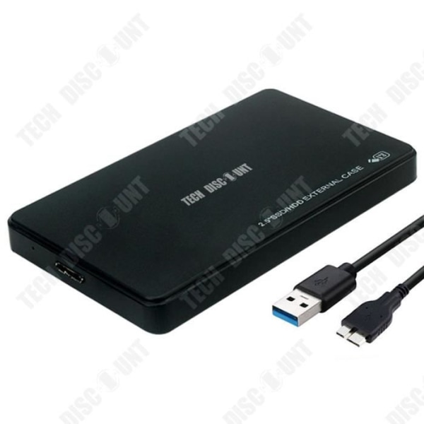 TD® USB3.0 Extern mobil hårddiskhölje 2,5 tum mekanisk SSD seriell port sata solid state clamshell inget verktyg till