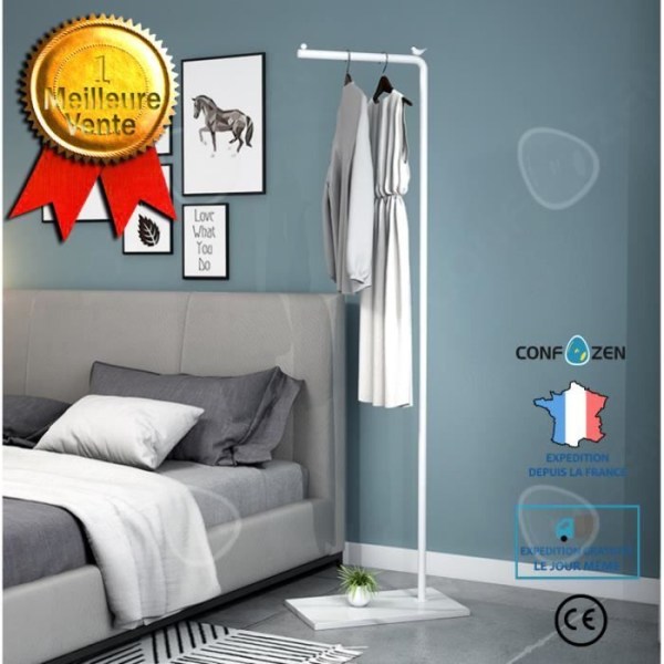 CONFO® Simple Klädhängare Golvhängare Sovrum Entré Hyllor Kläder Torkhängare Klädhängare Hängpåsställ Modern Enkel